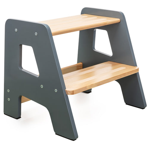 2-step stool for kids, perfect for potty training and reaching high places safely.