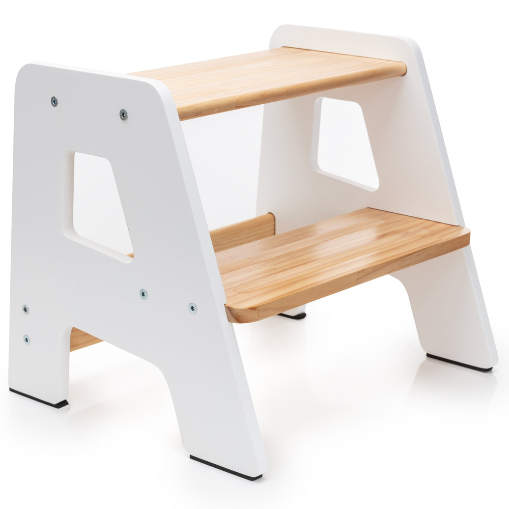 2-step stool for kids, perfect for potty training and reaching high places safely.