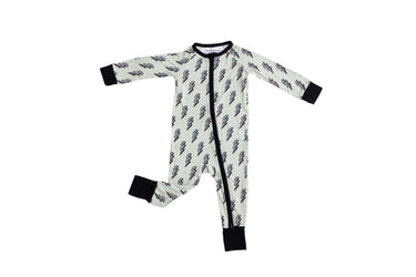 "Strike All Night Zippy: Cozy baby sleep sack for restful nights, featuring soft fabric and easy zip design."