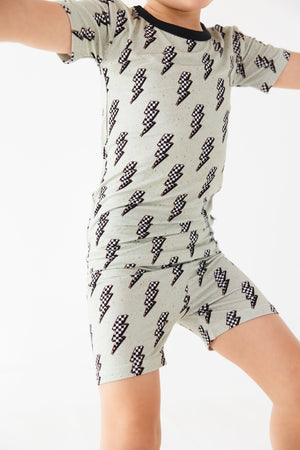 "Strike All Night Short Set for babies, showcasing stylish design and comfort in angle 3 view."