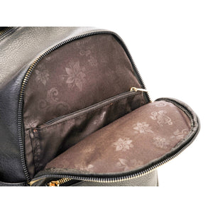 The Sleepy Panda Mini - Vegan Leather Mini Backpack