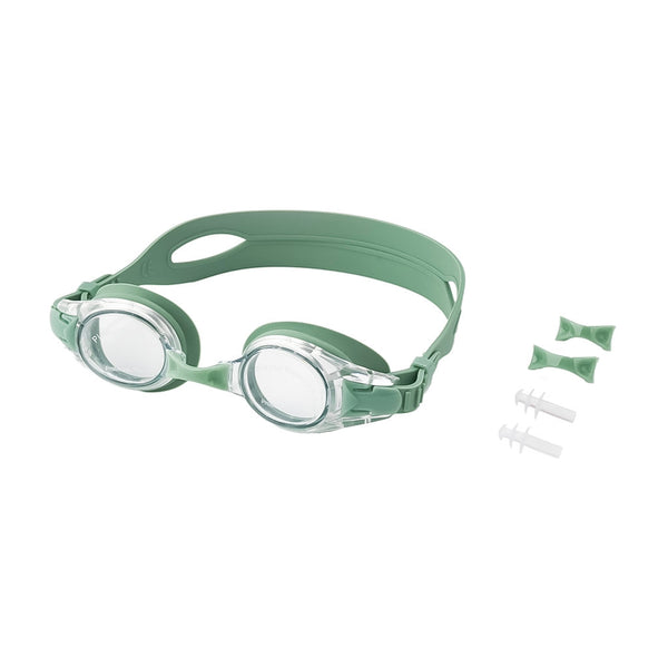 Anti UV fog swim goggles for babies, perfect for outdoor water play, shown at angle 31.