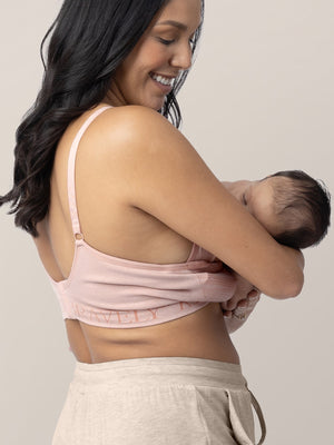 Sublime® Hands-Free Pumping & Nursing Bra | Pink Heather