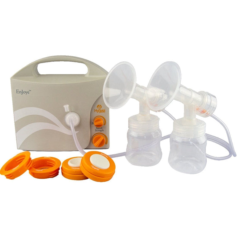 Hygeia Enjoye Electric Breast Pump - efficient, comfortable, and designed for breastfeeding mothers.