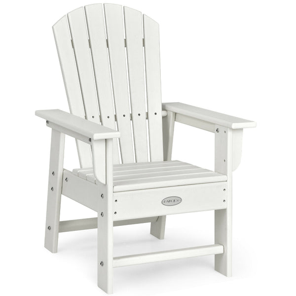 Patio Kids' Adirondack Chair with ergonomic backrest, shown at angle 43, perfect for outdoor play and relaxation.