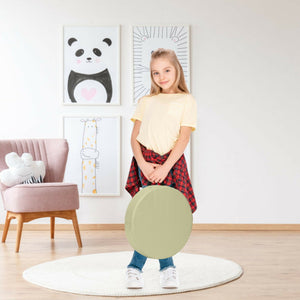 6 Pieces 15 Inch Round Toddler Floor Cushions for Kids - Easy-Clean