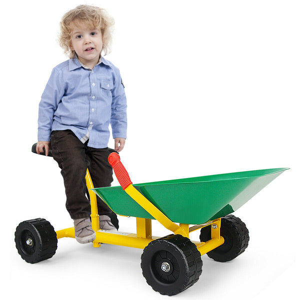 8 Inch Heavy Duty Kids Ride-on Sand Dumper with 4 Wheels
