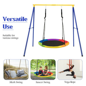 Extra Large Heavy Duty A-Frame Steel Swing Stand - Weather