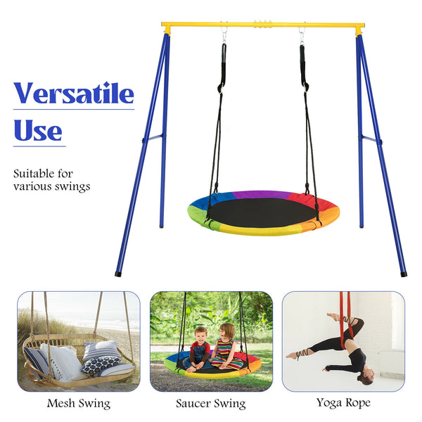 Extra Large Heavy Duty A-Frame Steel Swing Stand - Weather