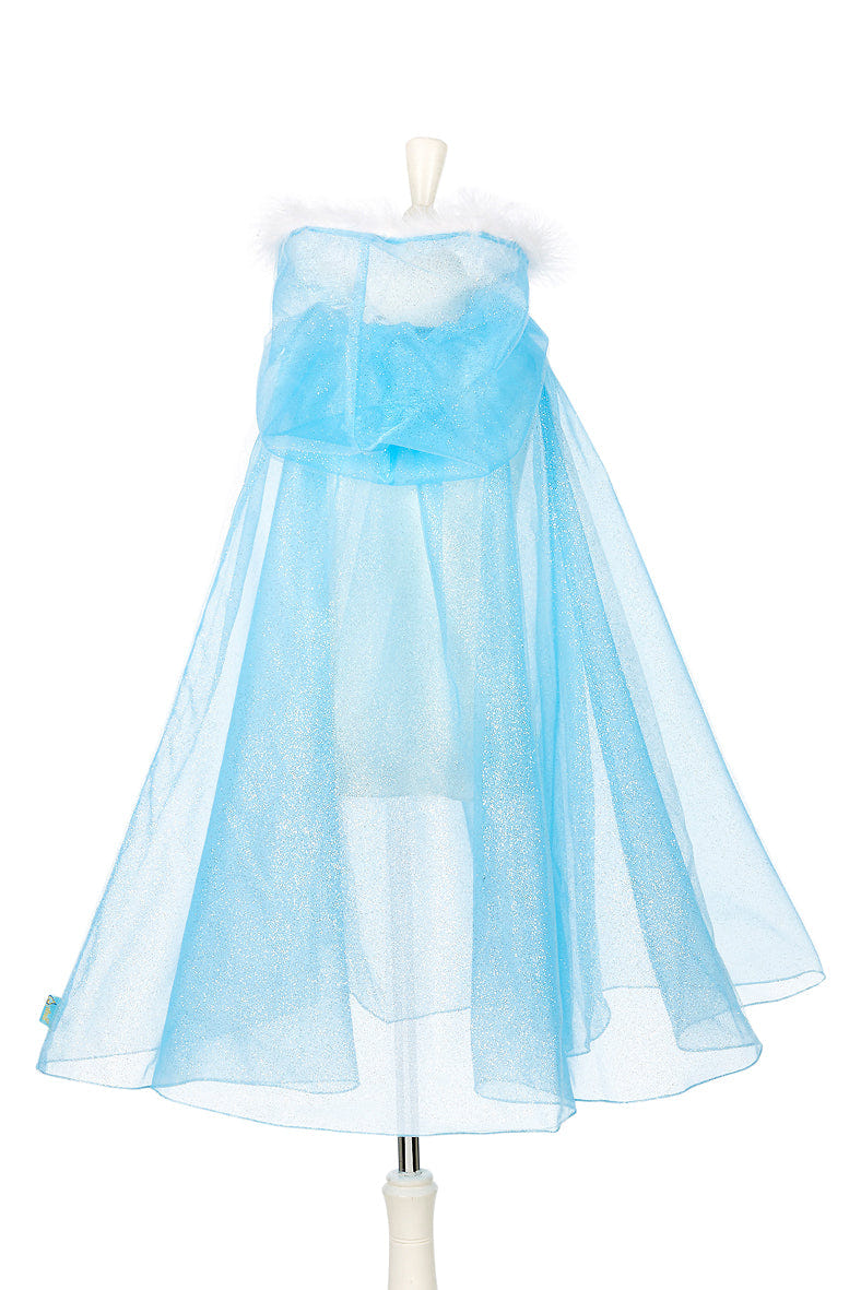 Ice Queen Costume Cape for Kids - Festive dress-up for girls, available in 3 sizes. Perfect for princess-themed events.