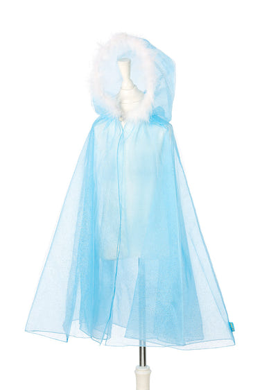 Ice Queen Costume Cape for Kids - Festive dress-up for girls, available in 3 sizes. Perfect for princess-themed events.