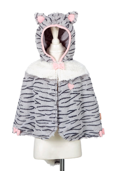 "Catia Cat Costume Cape for babies, size 2 yrs, perfect for carnival and festive dress-up."