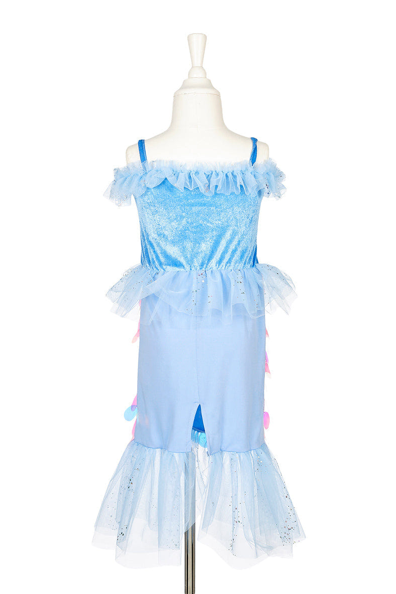 Lorelie Mermaid Costume Dress for Kids - Festive dress up for girls, available in 2 sizes.