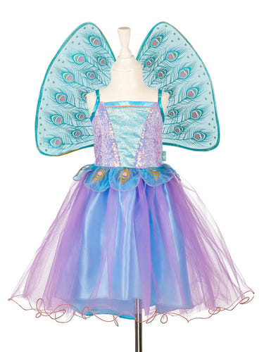 Tamara Fairy Costume set for girls - multicolor dress and wings, perfect for role-play (2 sizes available).