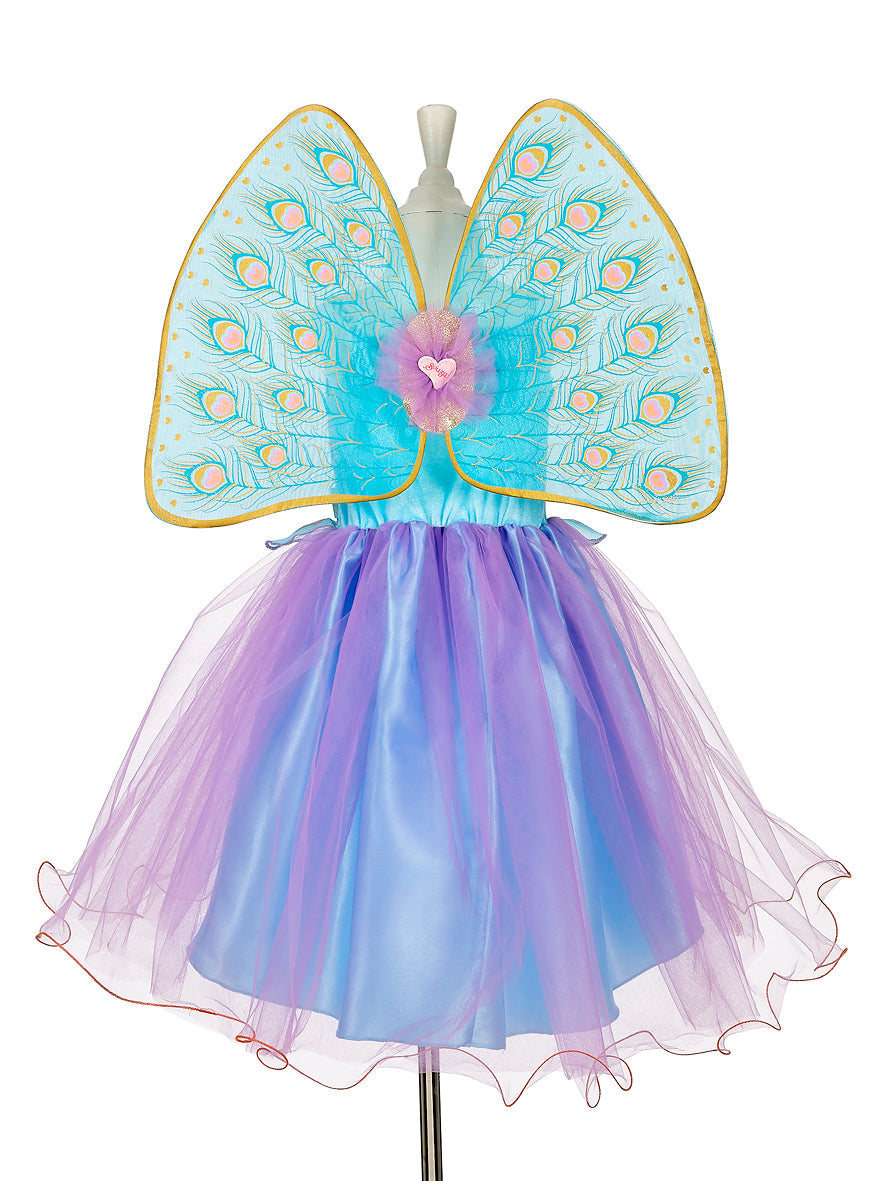 Tamara Fairy Costume set for girls - multicolor dress and wings, perfect for role-play (2 sizes available).