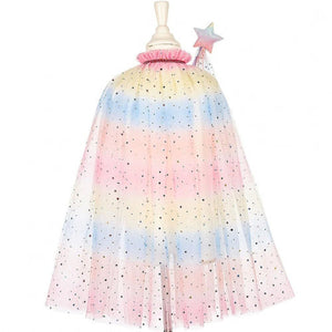 Unicorn Costume Cape Set w/ headband & wand - Role-Play for Children(2 sizes)