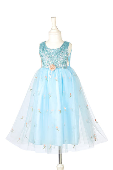 Nicolette Fancy Dress for girls - stylish special event apparel in two sizes, perfect for dress-up occasions.