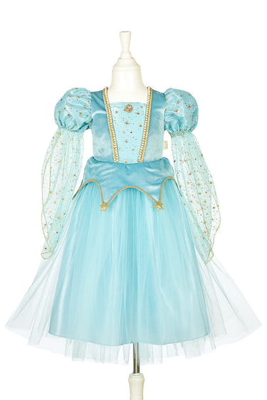 Victoria Medieval Costume Dress for Kids - Perfect for carnival and festive dress-up as a princess. Available in 2 sizes.