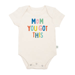 graphic bodysuit | mom you got this