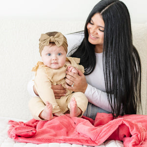 Saranoni Lush Mini Blanket Lovey 15"x20" 100% Microfiber