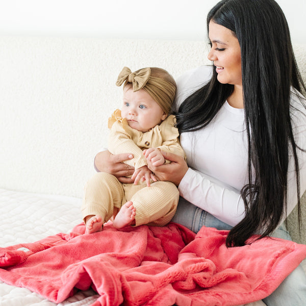 Saranoni Lush Mini Blanket Lovey 15"x20" 100% Microfiber