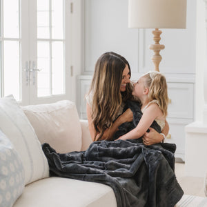 Lush toddler blankets in soft fabric, perfect for cozying up and swaddling little ones.