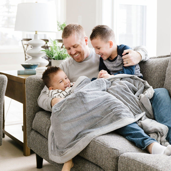 Lush toddler blankets in soft fabric, perfect for cozying up and swaddling little ones.