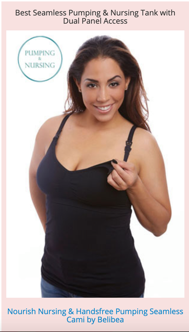 Belli Bea Nourish Cami & Pump Bra for nursing mothers, offering comfort and support during breastfeeding.