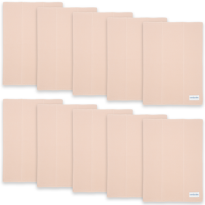 Cotton Burp Cloths  in Blush