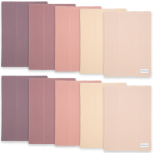 Cotton Burp Cloths in Multi-Girl