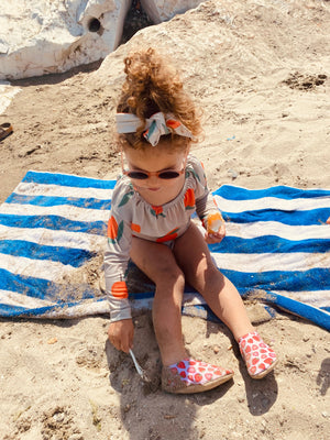 Non-Slip Sole, Unisex Baby, Children's Sea Shoes, Pool Booties, Srawberry