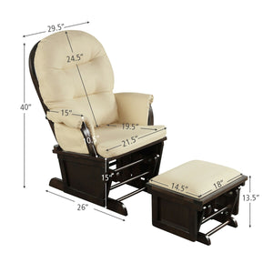 Baby Nursery Relax Rocker Rocking Chair Set