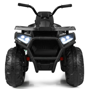 12V Kids Electric 4-Wheeler ATV Quad with MP3 and LED lights, perfect for outdoor fun and adventure.