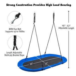 60 Inch Saucer Surf Outdoor Adjustable Swing Set - Electric for Infants