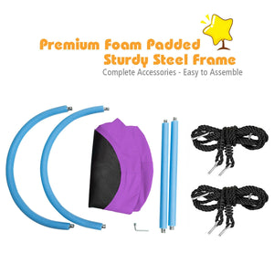60 Inch Saucer Surf Outdoor Adjustable Swing Set - Electric for Infants