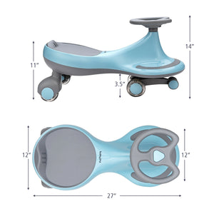 Wiggle Car Ride-on Toy with Flashing Wheels - Educational for Kids
