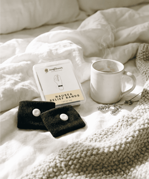Sunflower Motherhood Nausea Relief Bands for Pregnancy and Motion Sickness