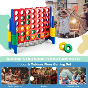 4-to-Score Giant Game Set with Net Storage - Multi - Multi-Tier