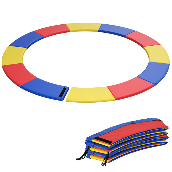 Trampoline Pad Replacement Safety Pad with Fixing Straps (Multicolor)