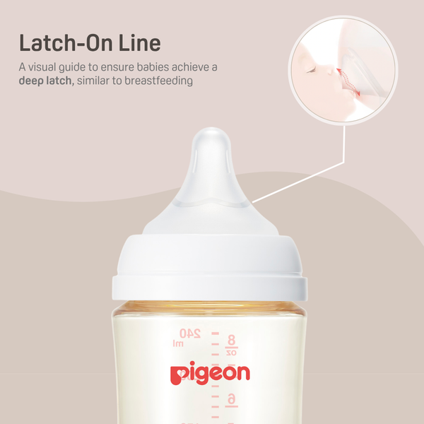 PPSU Wide Neck Baby Bottle for Newborns 2 Packs,5.4 Oz