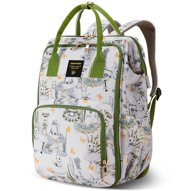 Open-Wide Diaper Backpack