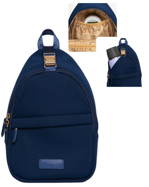 Sarah Wells Allie Sling Pump Bag – Neoprene Crossbody with Insulated Pocket – Fits Wearable & Portable Pumps