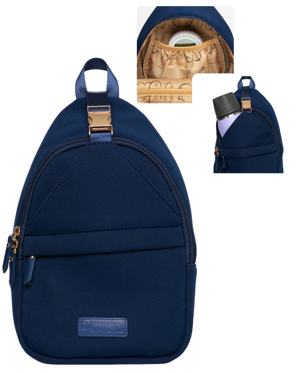 Sarah Wells Allie Sling Pump Bag – Neoprene Crossbody with Insulated Pocket – Fits Wearable & Portable Pumps