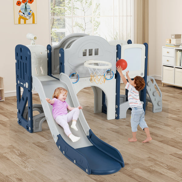 10 in 1 toddler slide set and climber playset for indoor fun, perfect for kids' playtime and development.