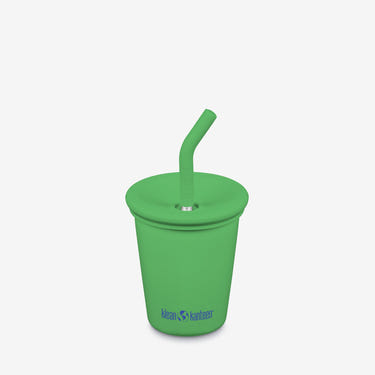 Klean Kanteen 10oz Kid's Cup with Straw Lid 90% Recycled Steel