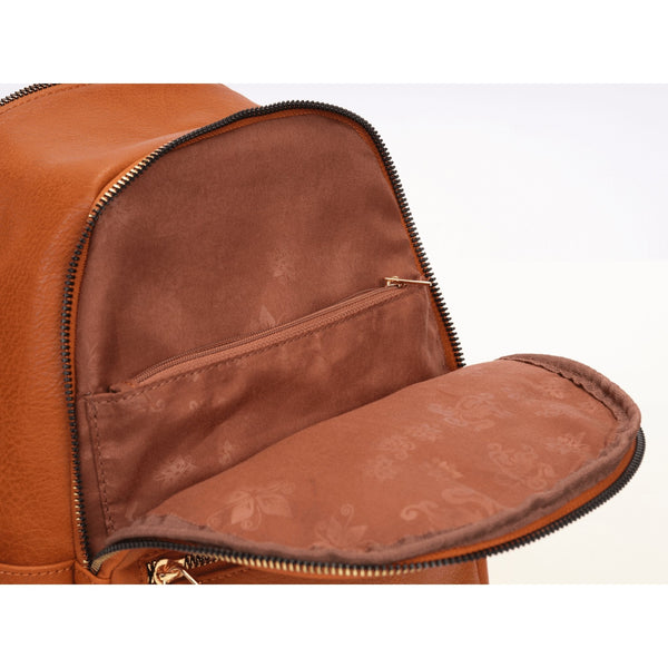 The Sleepy Panda Mini - Vegan Leather Mini Backpack