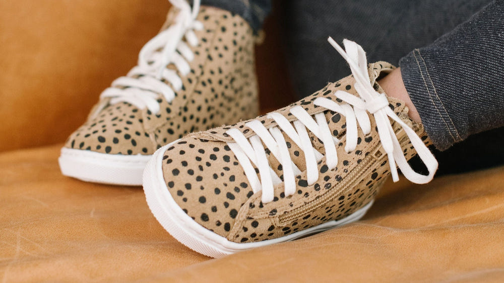 Cheetah High Top 2.0 Sneakers for babies, stylish and comfortable footwear for little ones.