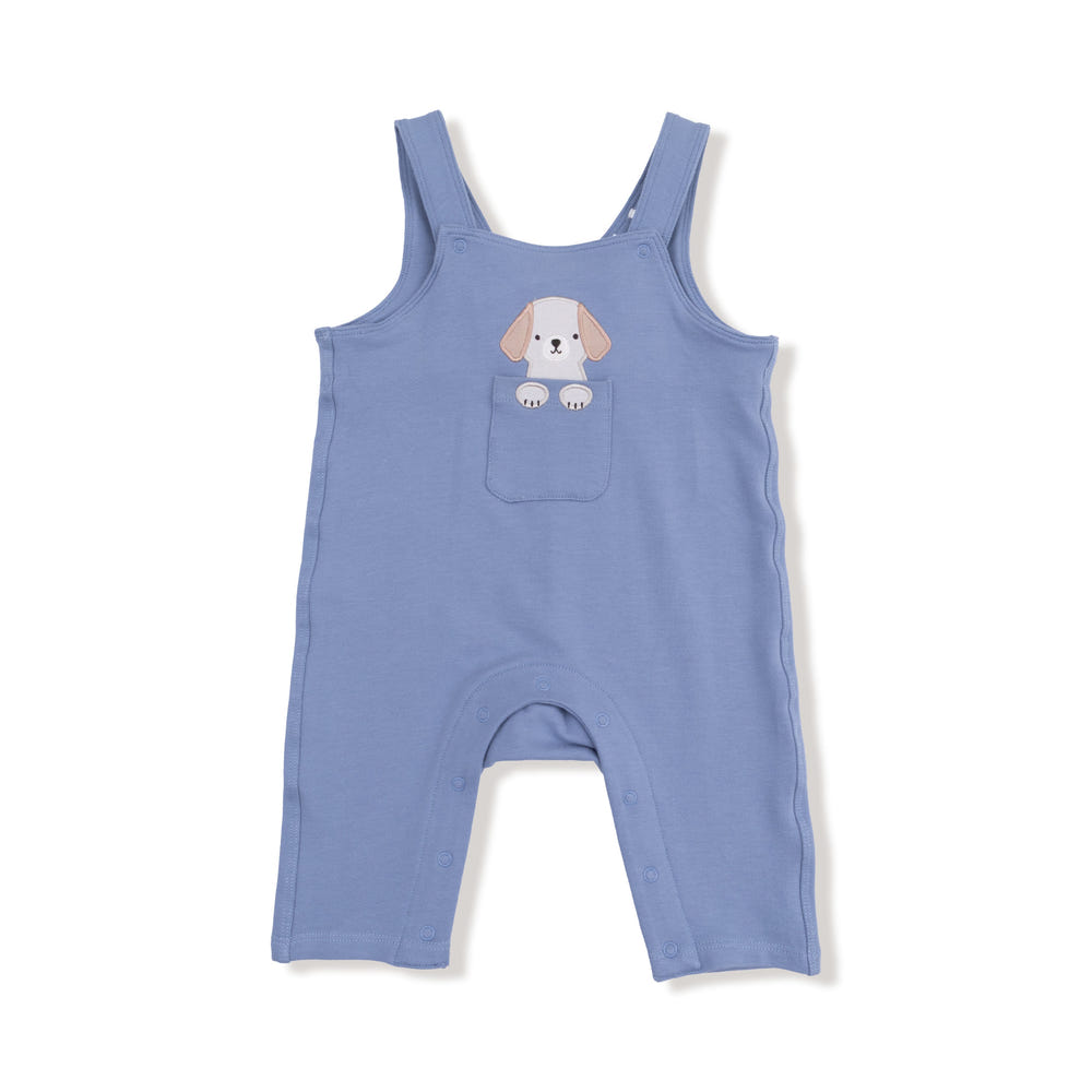 Cute baby overall featuring Best Friend Dogs design, perfect for little ones. Ideal for playtime and comfort.