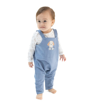 Cute baby overall featuring Best Friend Dogs design, perfect for little ones. Ideal for playtime and comfort.