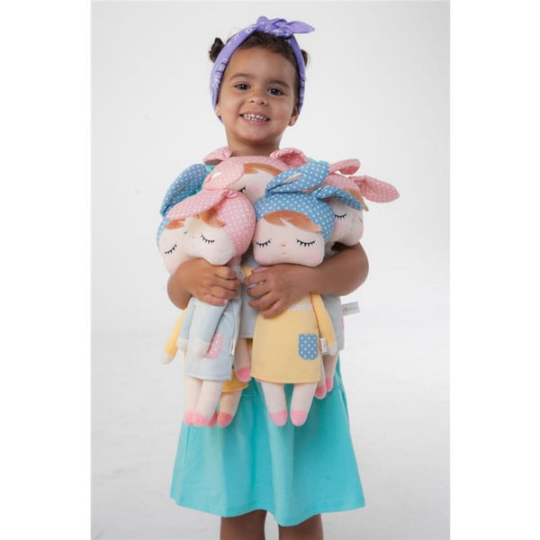 Primo Passi Me Too Plush Angela Doll Yellow 12 inch Bunny Ears